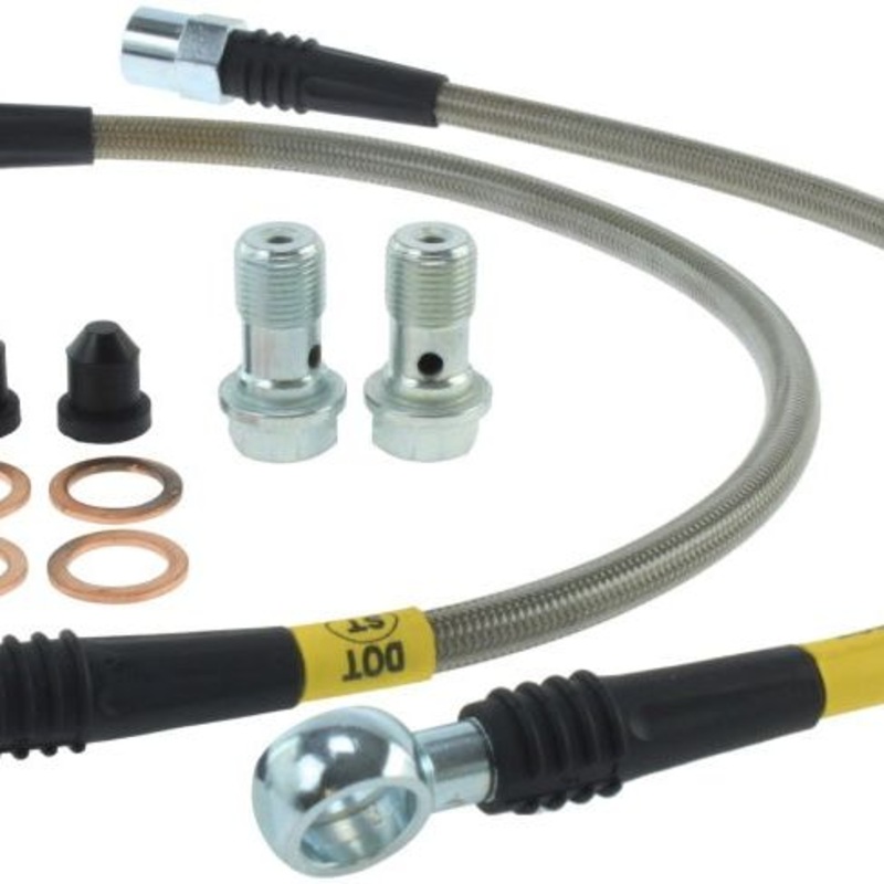 StopTech 01-05 Audi Allroad Rear Stainless Steel Brake Line Kit