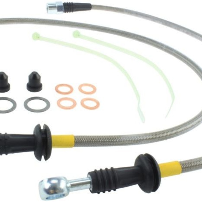 StopTech 02-06 Mini & Mini S Stainless Steel Front Brake Line Kit