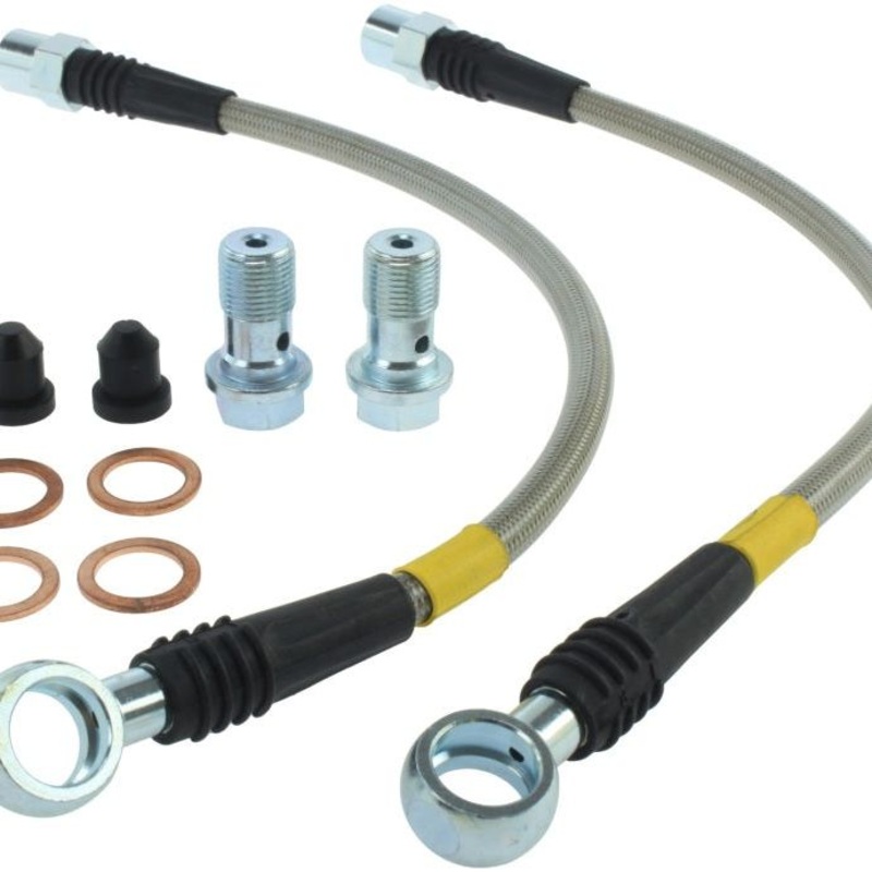 StopTech 07-08 Audi RS4 Rear Stainless Steel Brake Line Kit