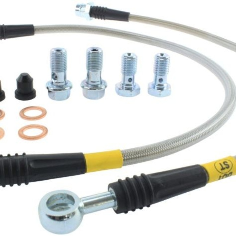 StopTech 98-06 Golf 1.8 Turbo/VR6/20th Ann Front Stainless Steel Brake Line Kit