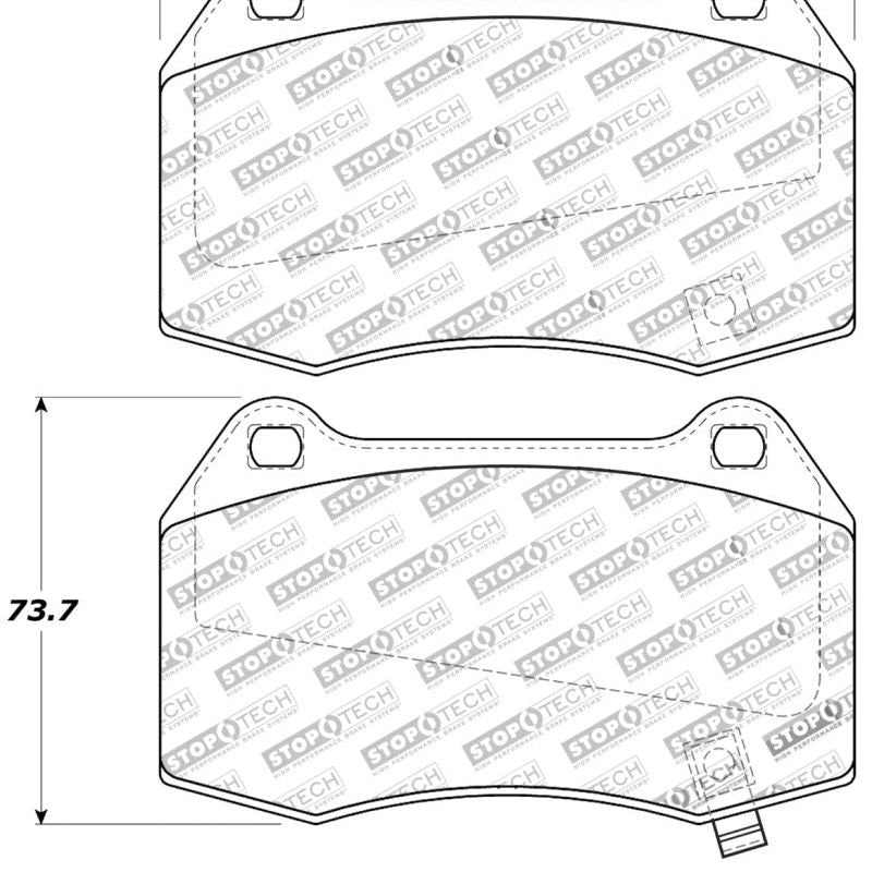 StopTech Performance 02-07 350z/G35 w/ Brembo Front Brake Pads