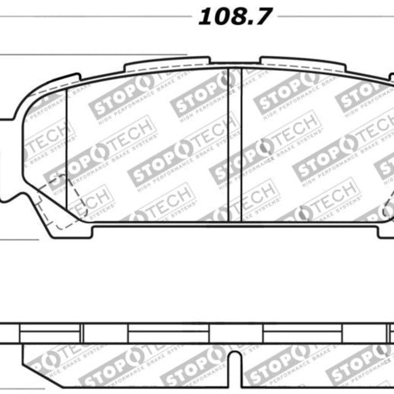 StopTech Performance 03-05 WRX Rear Brake Pads