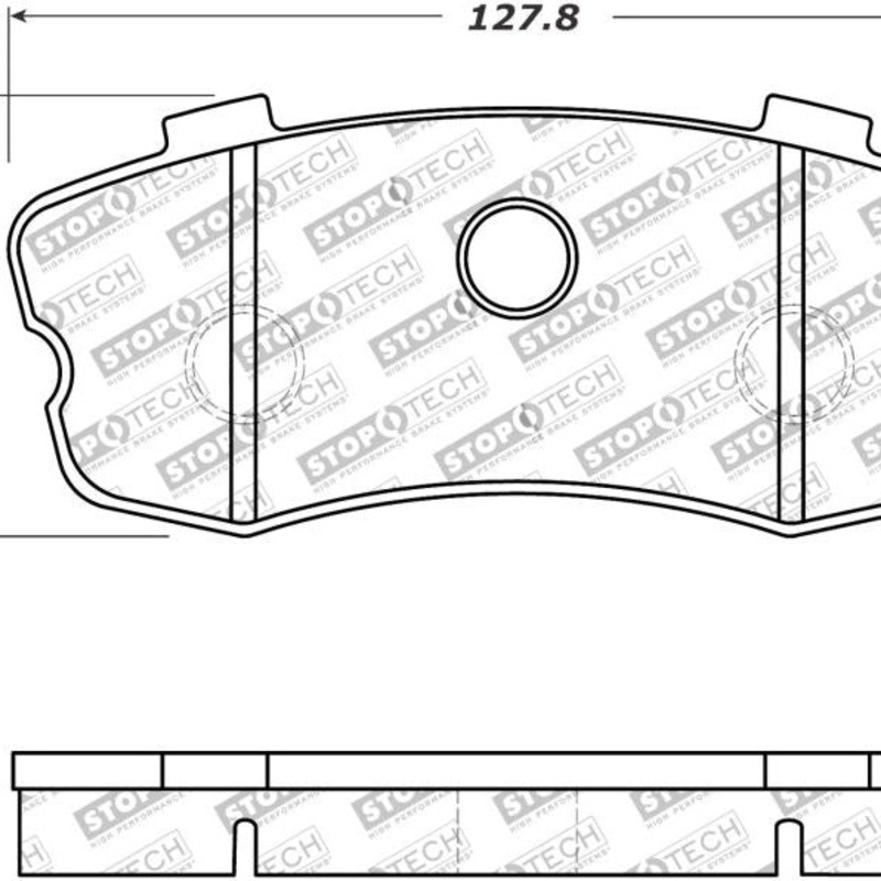 StopTech Performance 06-09 Chvy Corvette Z06 Rear Brake Pads