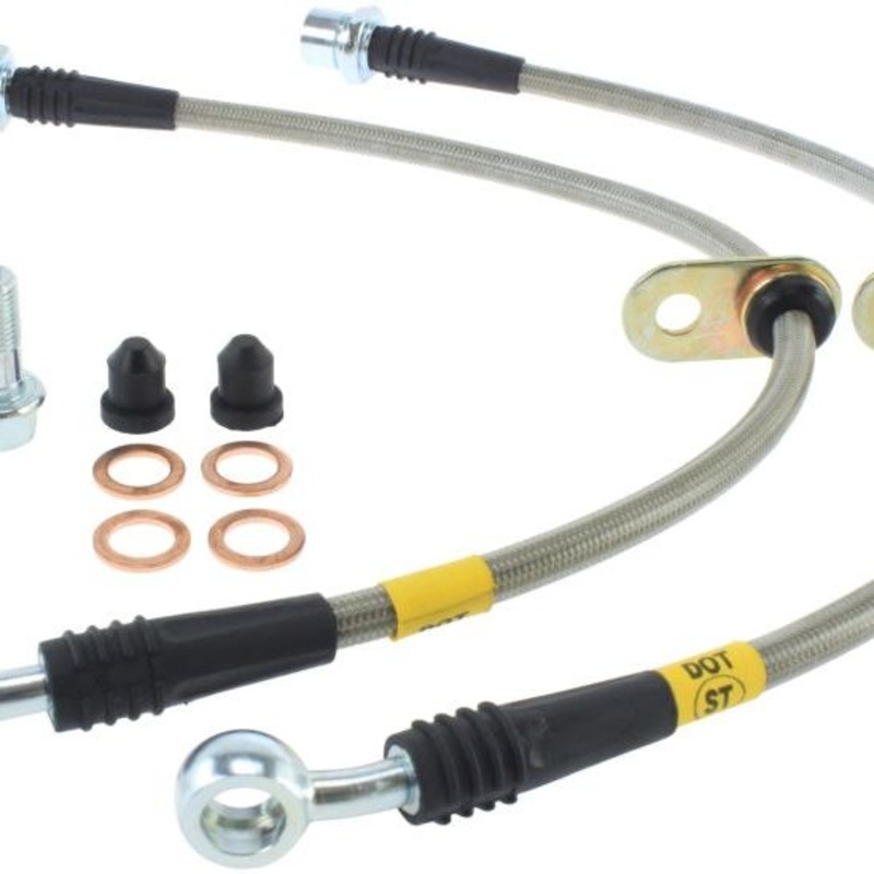 StopTech 00-05 Toyota MR2 Spyder Front Stainless Steel Brake Lines