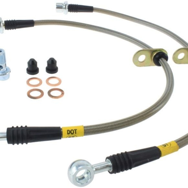 StopTech 02-12 Toyota Camry Coupe/Sedan / 04-08 Solara Front Stainless Steel Brake Lines