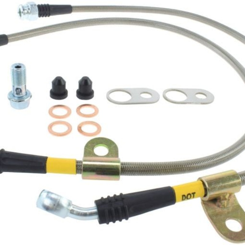 StopTech 06-15 Mazda Miata Stainless Steel Front Brake Line Kit for 4300