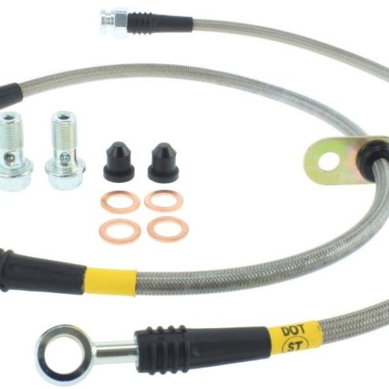 StopTech 08-10 EVO X AWD Stainless Steel Rear Brake Lines