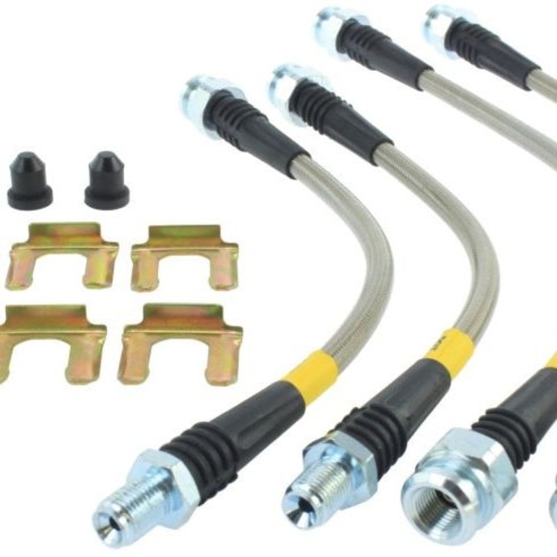 StopTech 4/90-99 Mitsubishi 3000GT Stainless Steel Front Brake lines