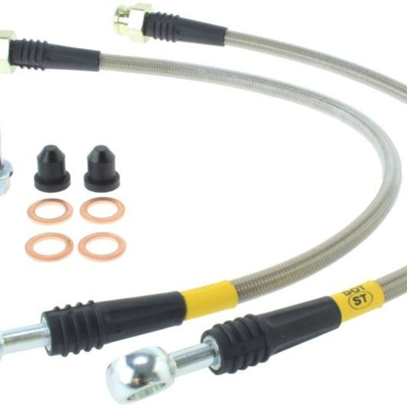 StopTech 06-10 Chevrolet Corvette Z06 Stainless Steel Rear Brake Lines