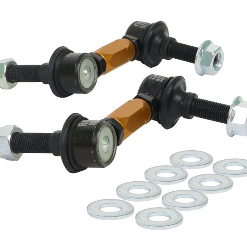 Whiteline 03+ Nissan 350z Z33 / 07-08 Infiniti G35 (Exc AWD) Fr Swaybar-Link Assy HD Adj Steel Ball