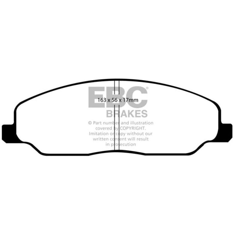 EBC 05-10 Ford Mustang 4.0 Bluestuff Front Brake Pads