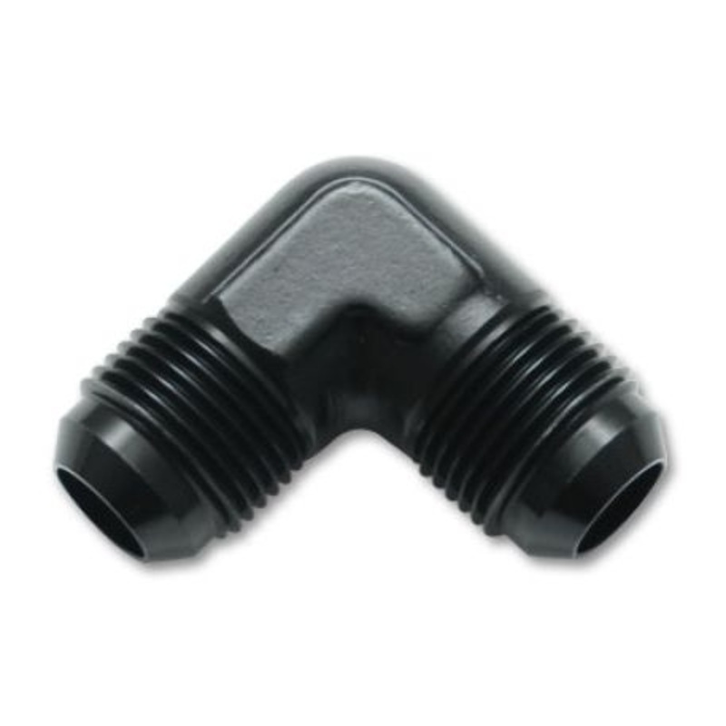 Vibrant -10AN 90deg Flare Union Fitting - Aluminum