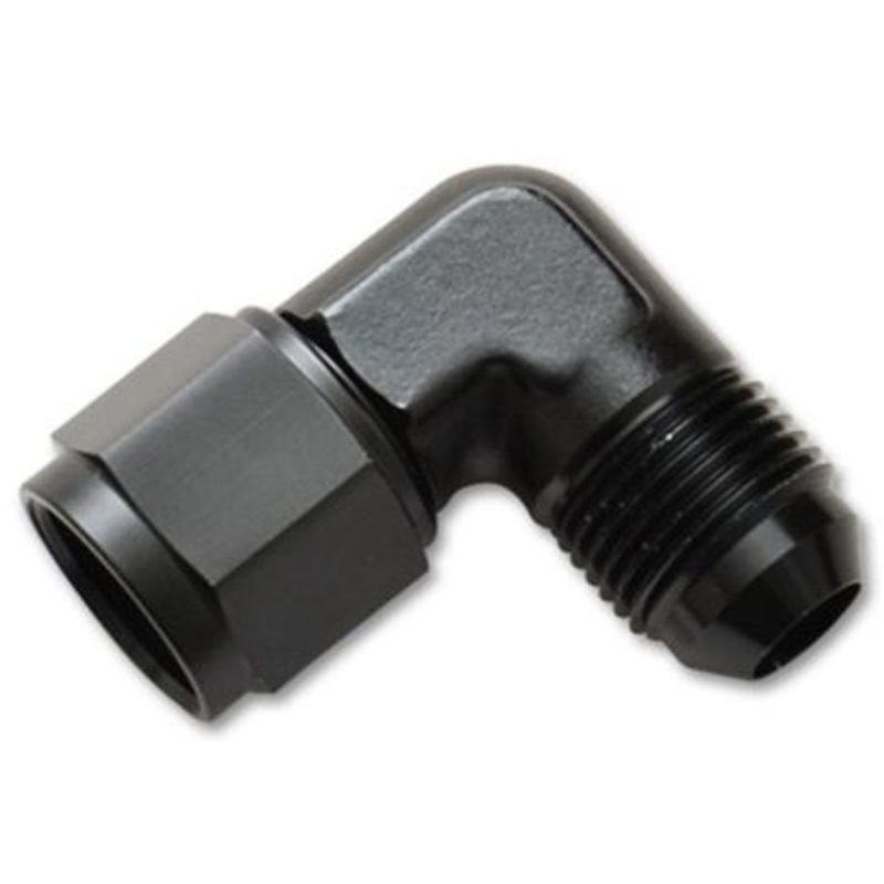 Vibrant -10AN Female to -10AN Male 90 Degree Swivel Adapter Fitting