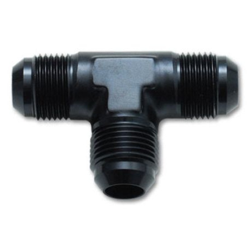 Vibrant -10AN Flare Tee Adapter Fitting - Aluminum