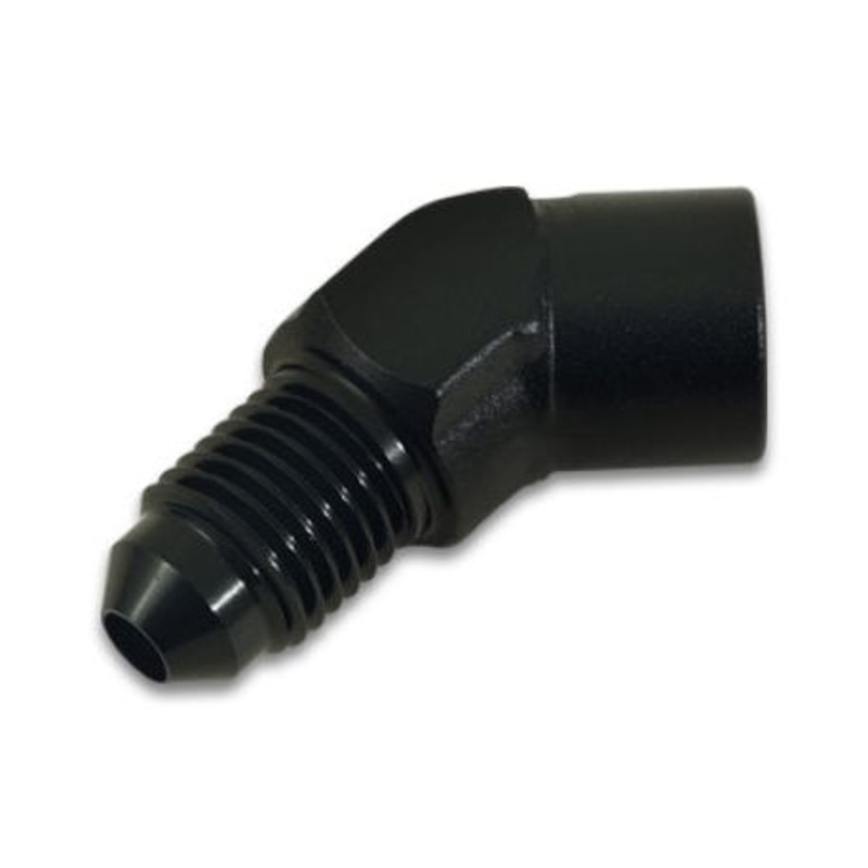 Vibrant -4AN to 1/8in NPT 45 Degree Adapter Fitting