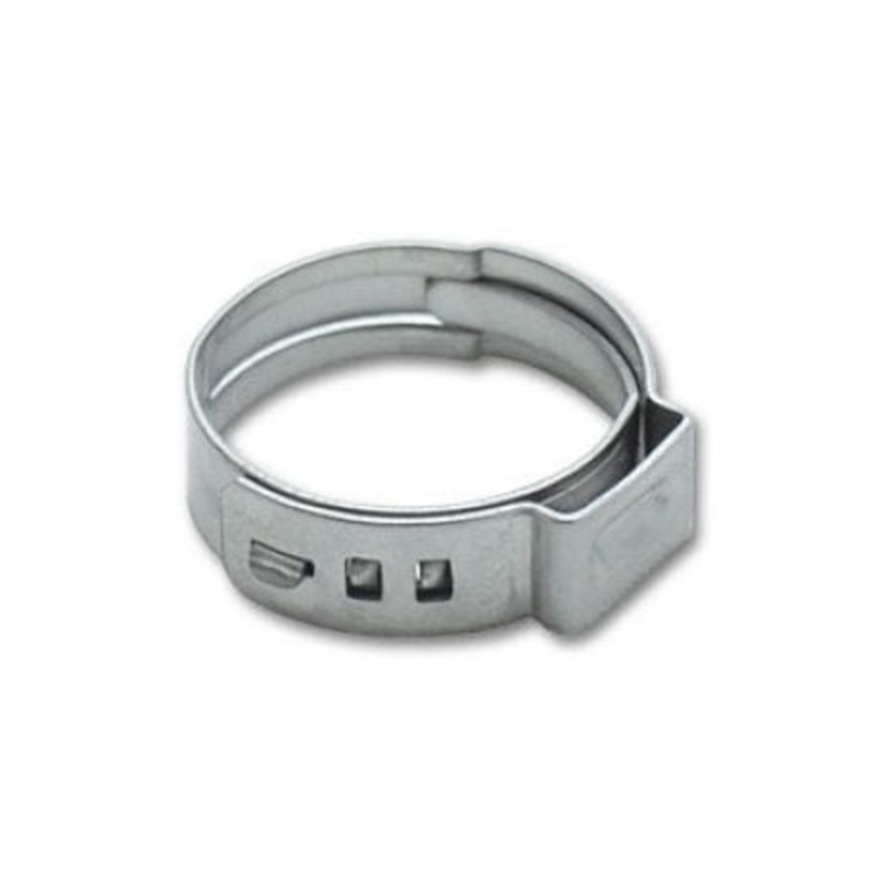 Vibrant One Ear Stepless Pinch Clamps 11.3-13.8mm clamping range (Pack of 10) SS 7mm band width