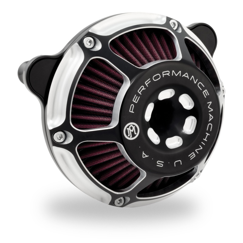 Performance Machine 23-Up CVO, 2024 Touring Max HP Air Cleaner - Contrast Cut
