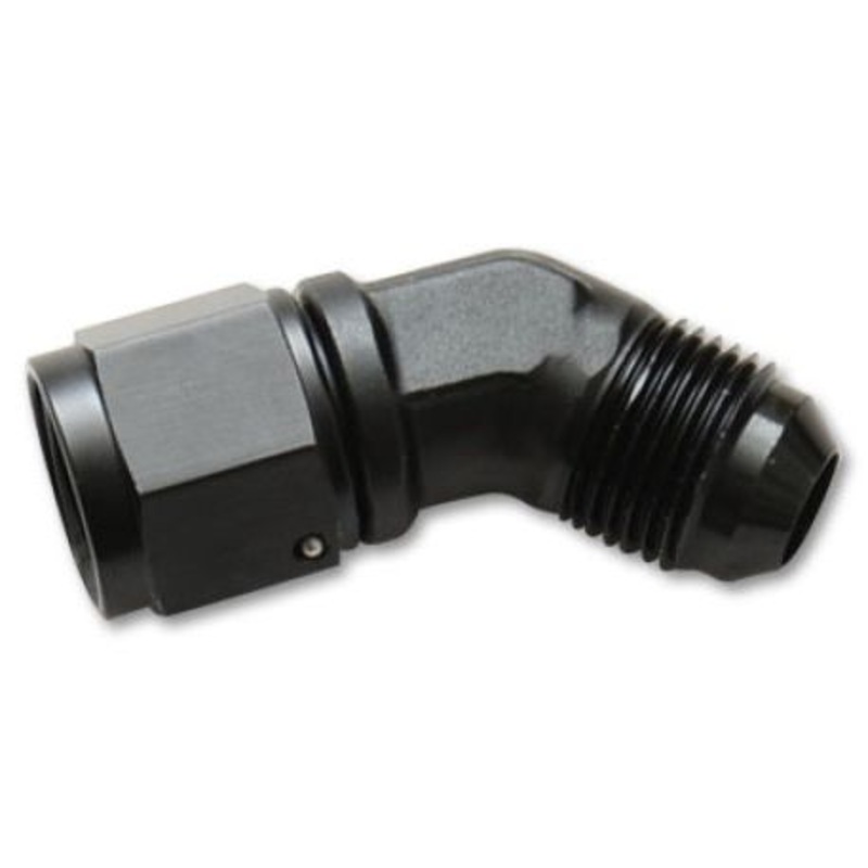 Vibrant -10AN Female to -10AN Male 45 Degree Swivel Adapter Fitting