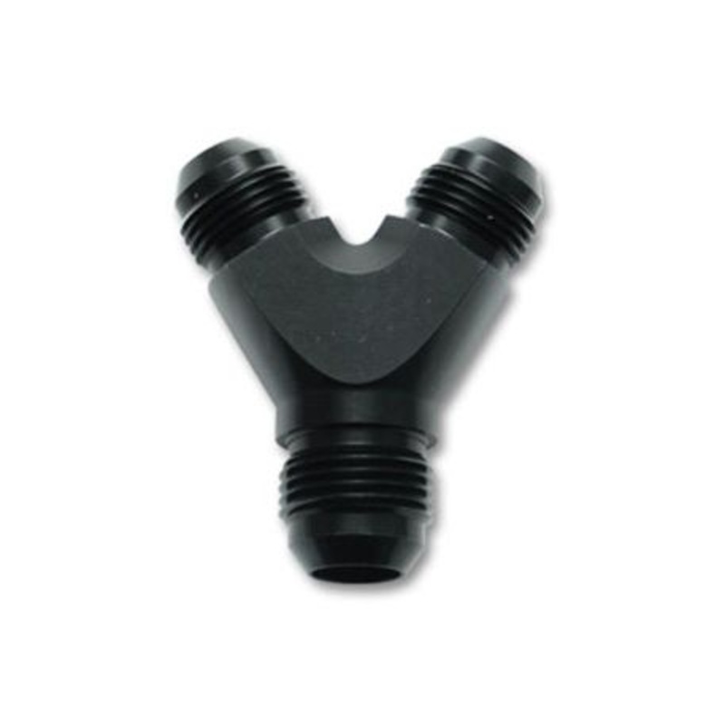 Vibrant -8AN x -8AN x -8AN Y-Adapter Fitting - Aluminum