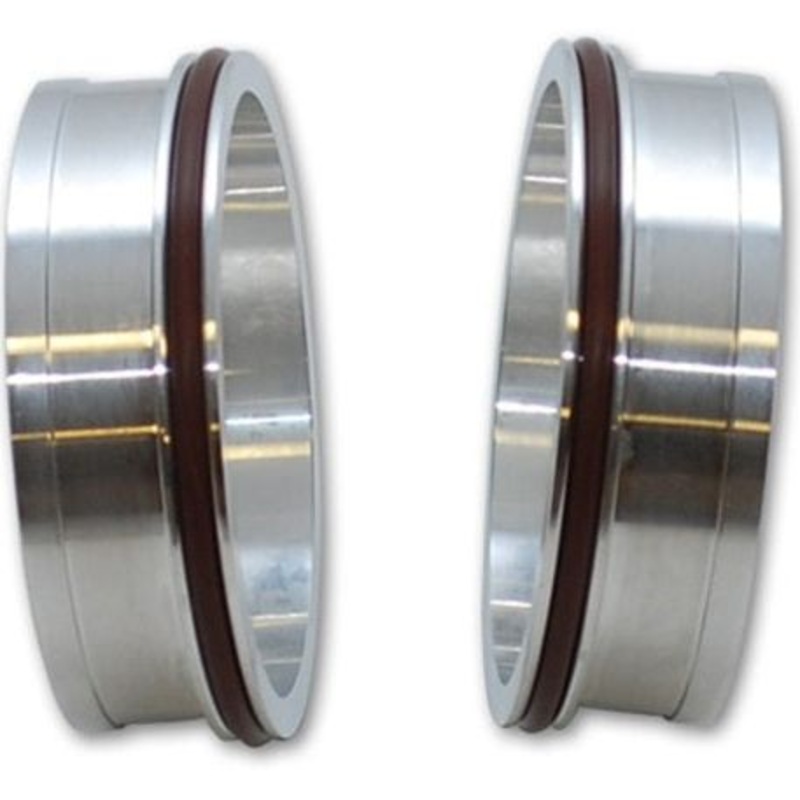 Vibrant Vanjen Aluminum Weld Fittings for 3.5in OD Tubing (for use with part #12567) - Sold In Pairs