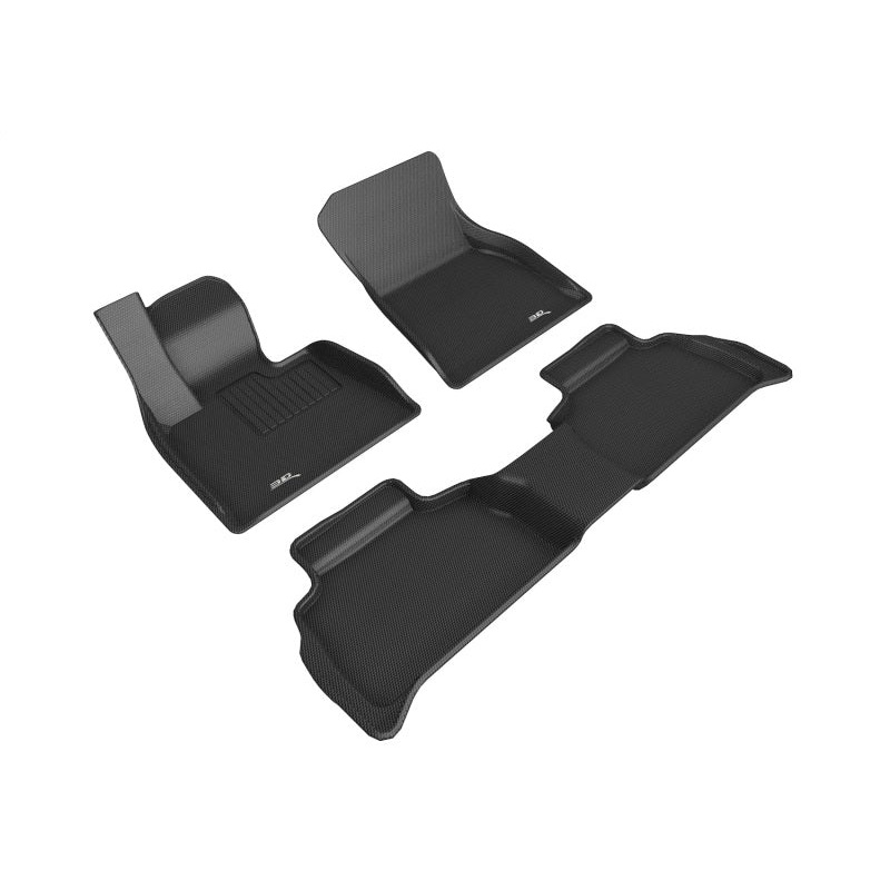 3D Maxpider 20-24 BMW X6 (G06) Kagu Floor Mat- Black R1 R2