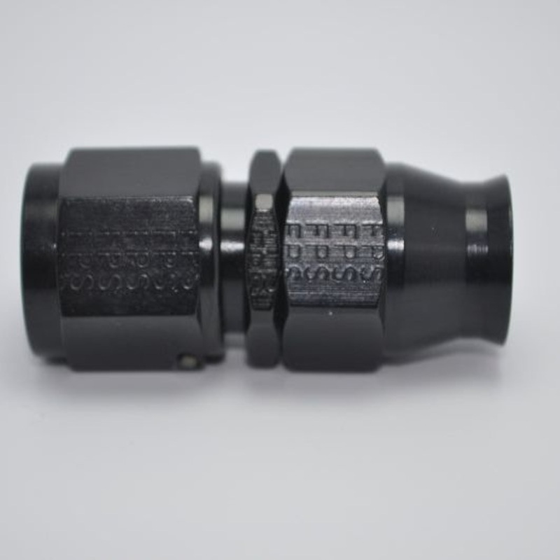 Fragola -8AN Real Street Straight Hose End Black For PTFE Hose