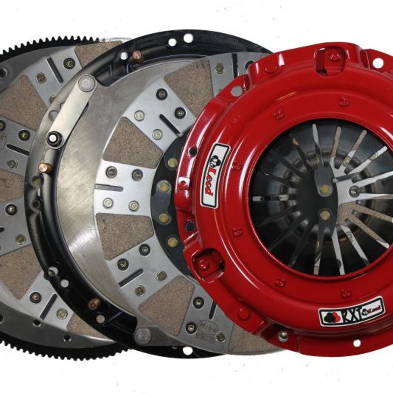 McLeod RXT 1200 Twin Disc Clutch Kit w/ 8 Bolt Flywheel 164T - 1-1/8in x 26 Spline Input Trans