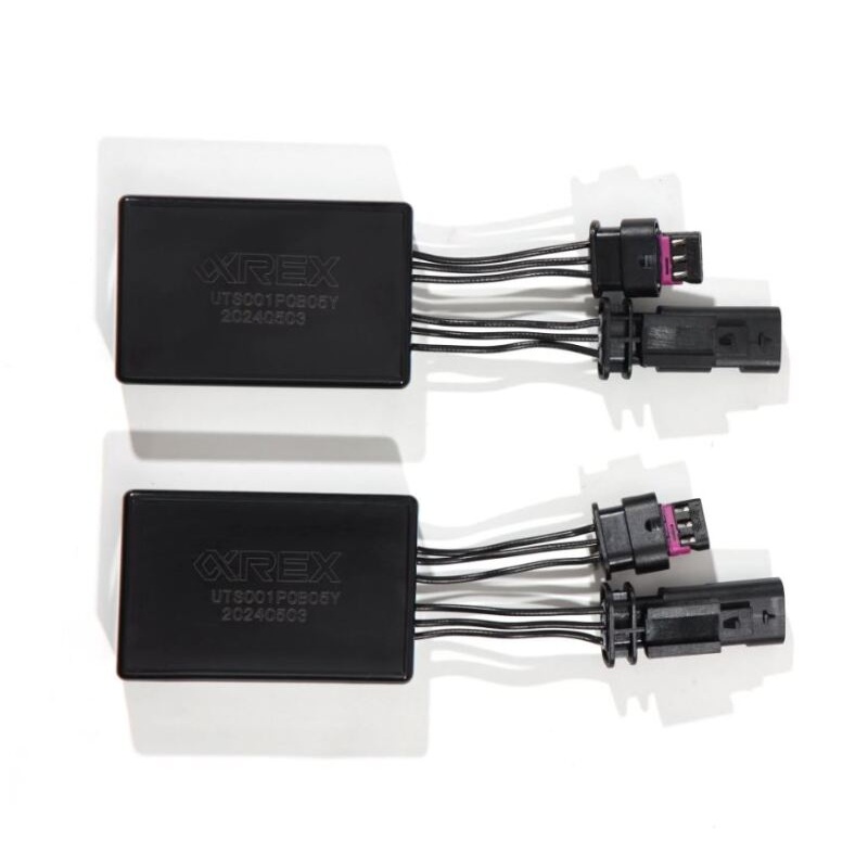 AlphaRex 17-23 Tesla Model 3/Y Stock Reflector Headlights to ARX Fog Lights Decoder Wiring Adapter