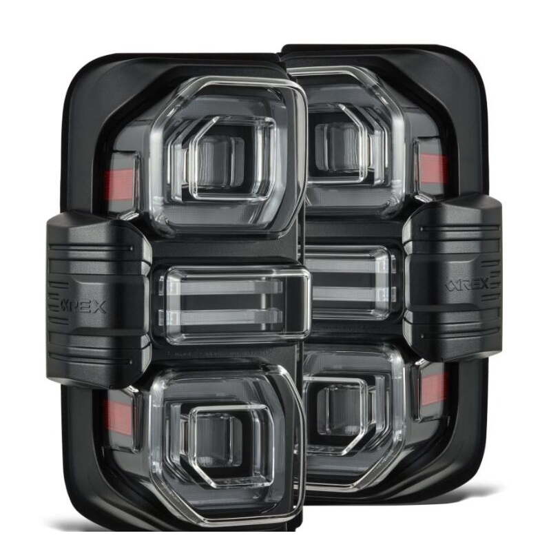 AlphaRex 21-24 Ford Bronco (Excl. Raptor) Nova-Series LED Tail Lights - Black