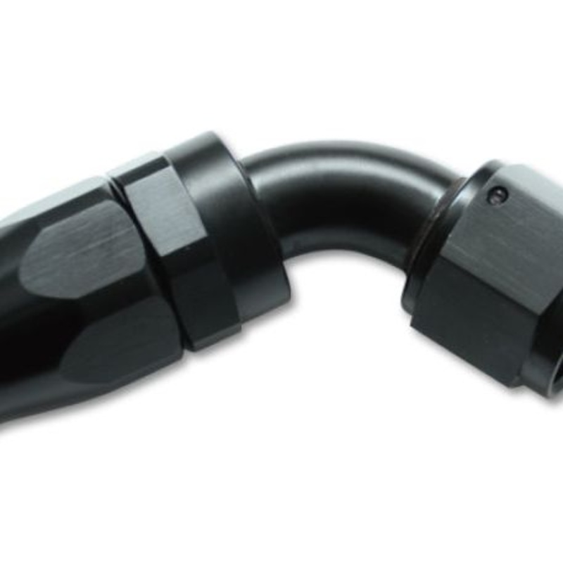 Vibrant -10AN 60 Degree Elbow Hose End Fitting