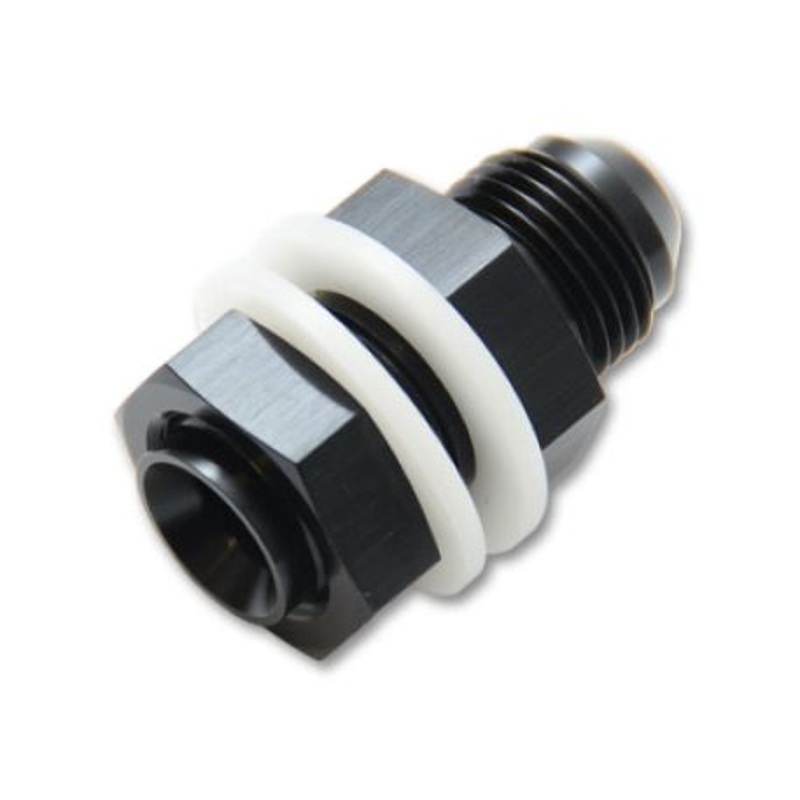 Vibrant -8AN Fuel Cell Bulkhead Adapter Fitting (w/ 2 PTFE Crush Washers & Nut)