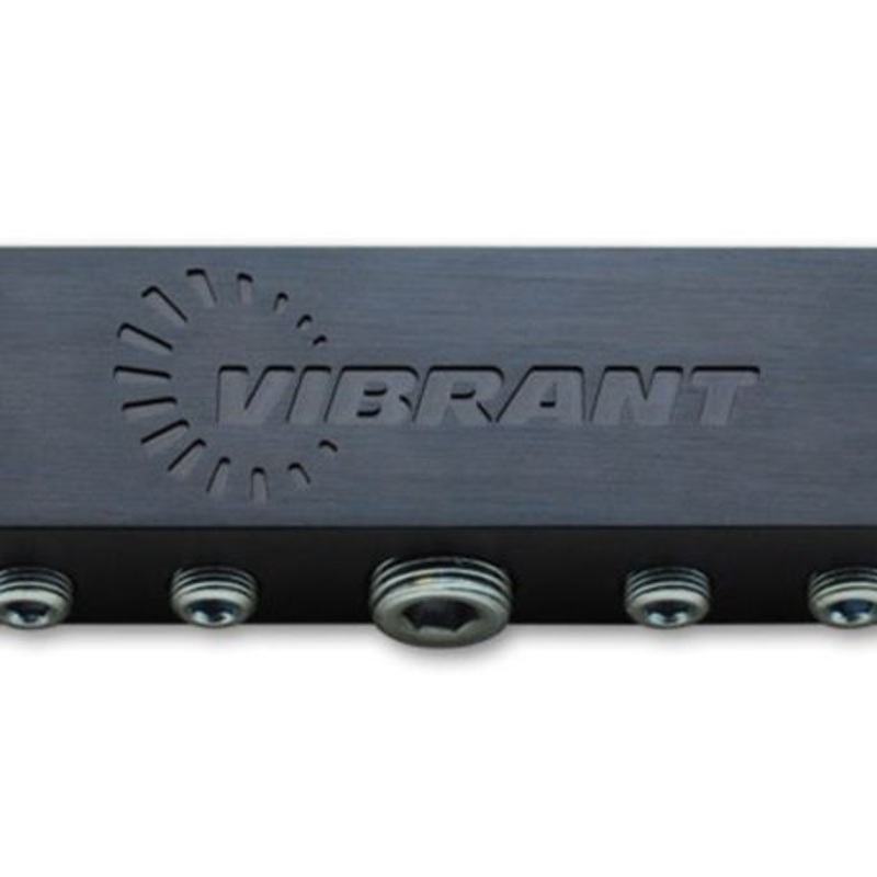 Vibrant Aluminum Vacuum Manifold (new design) - Black