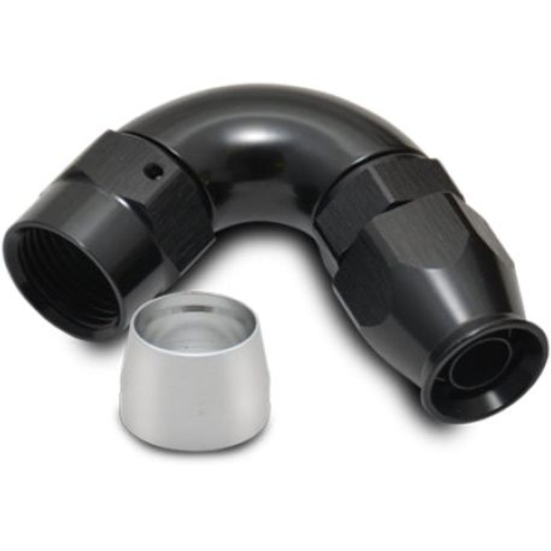 Vibrant -10AN 120 Degree Hose End Fitting for PTFE Lined Hose