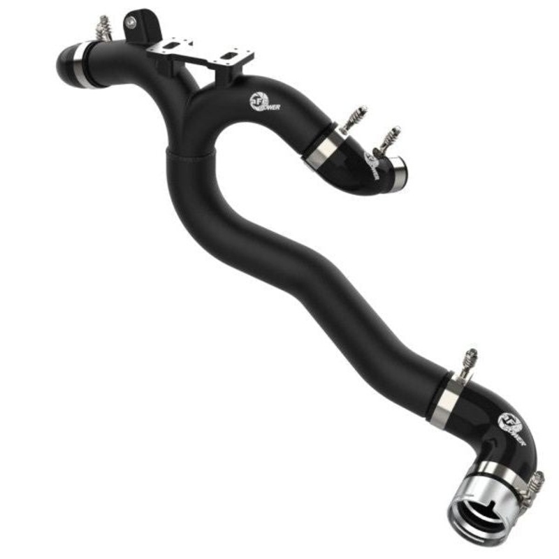 aFe Kia Stinger 18-22 V6-3.3L (tt) BladeRunner Hot Charge Pipe- Black
