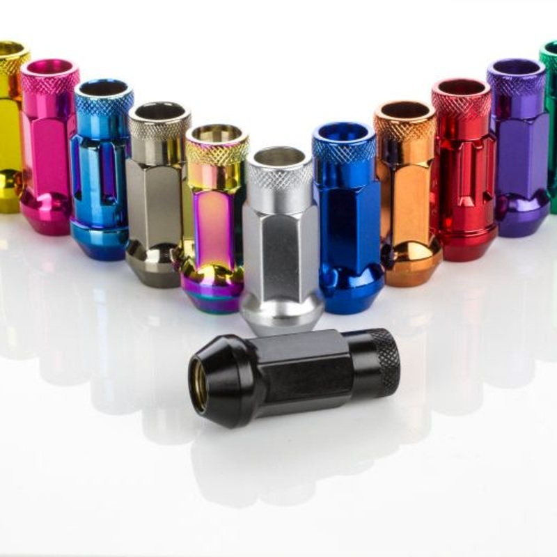 Wheel Mate Muteki SR48 Open End Lug Nuts - Orange 12x1.25 48mm **SPECIAL ORDER - MIN ORDER 60 SETS**