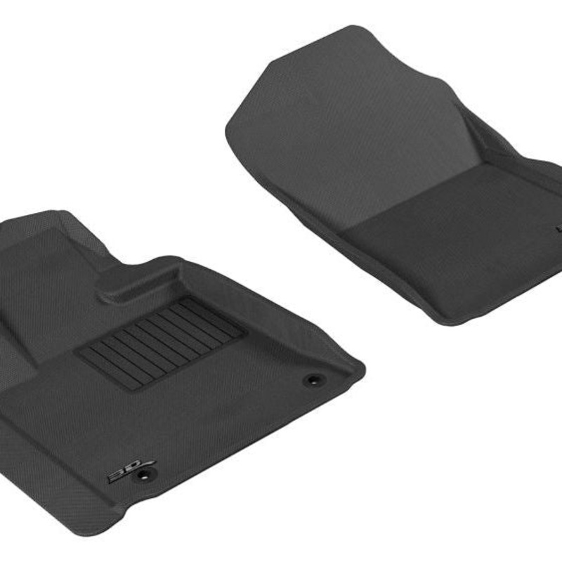 3D MAXpider 2012-2020 Toyota Tundra Reg/DBL/Crewmax/Sequoia Kagu 1st Row Floormat - Black