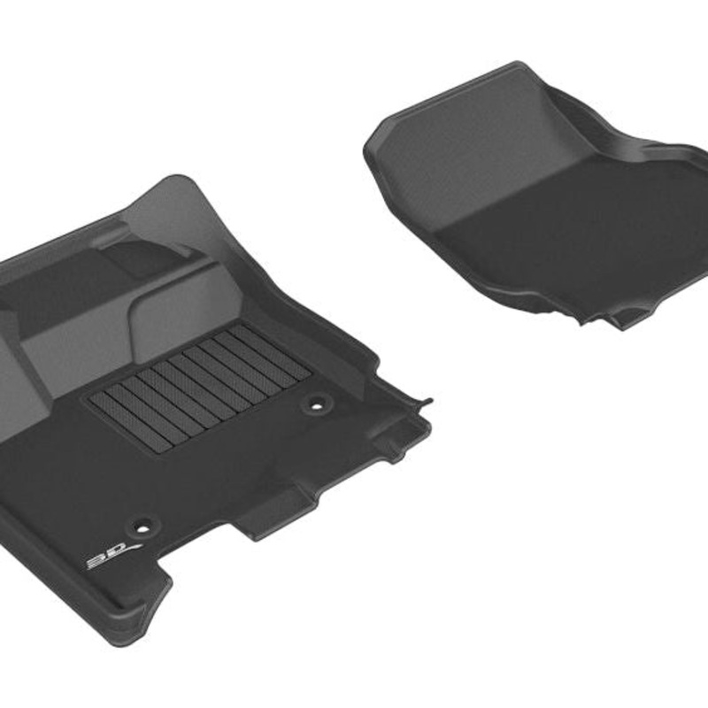 3D MAXpider 2015-2020 Ford F-150 Sprcab/Sprcrew Kagu 1st Row Floormat - Black