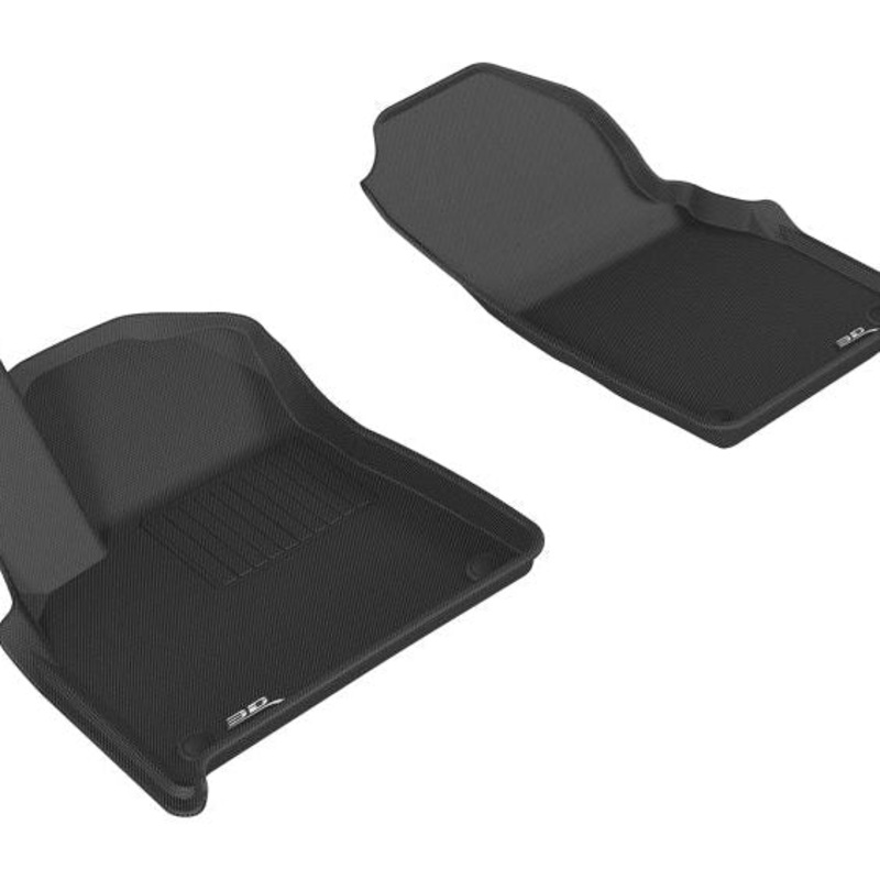 3D MAXpider 2017-2020 Audi Q7/Q8 Kagu 1st Row Floormat - Black