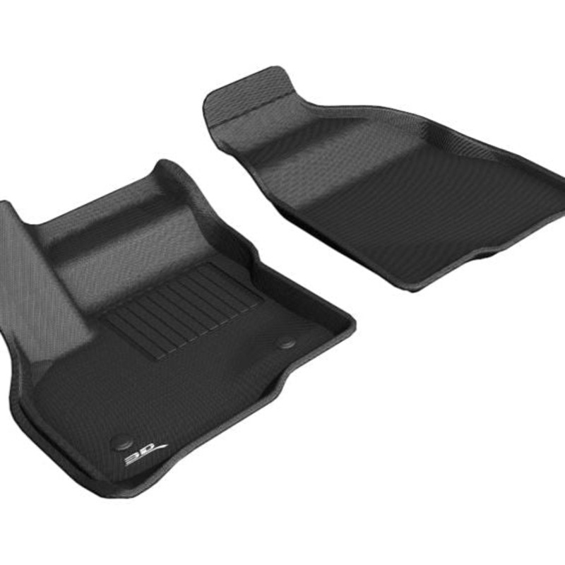 3D MAXpider 2017-2020 Chevrolet Bolt Ev Kagu 1st Row Floormat - Black