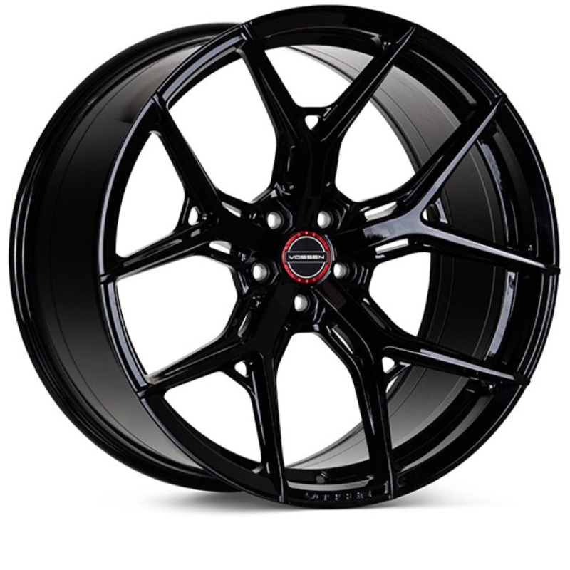 Vossen HF-5 20x9 / 5x120 / ET35 / Flat Face / 72.56 - Gloss Black Wheel