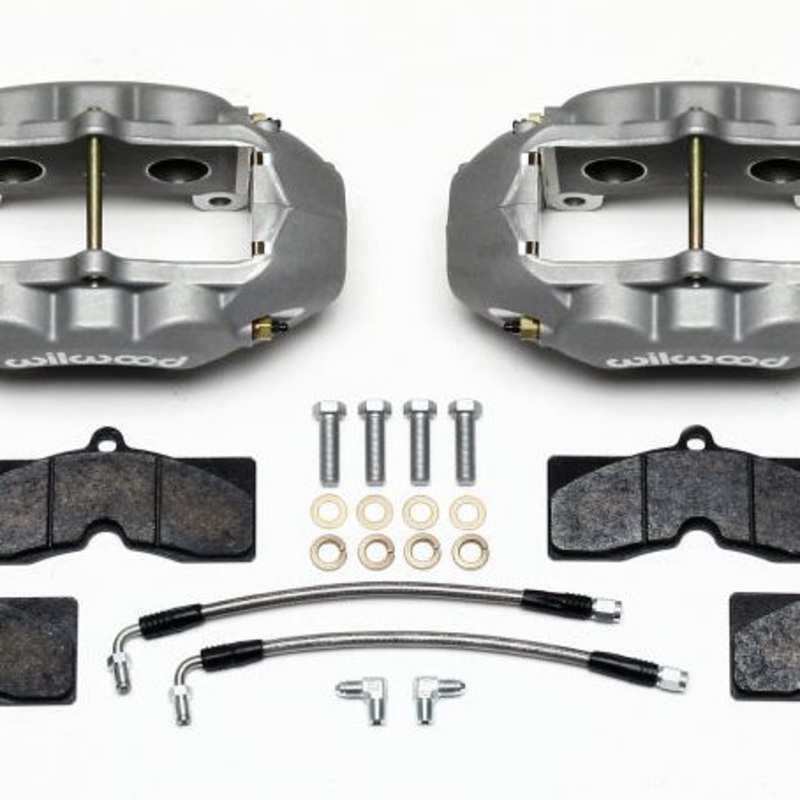 Wilwood D8-4 Rear Caliper Kit Clear Corvette C2 / C3 65-82