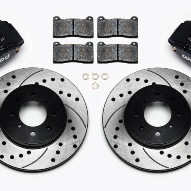 Wilwood DPHA Front Caliper & Rotor Kit Drilled Honda / Acura w/ 262mm OE Rotor