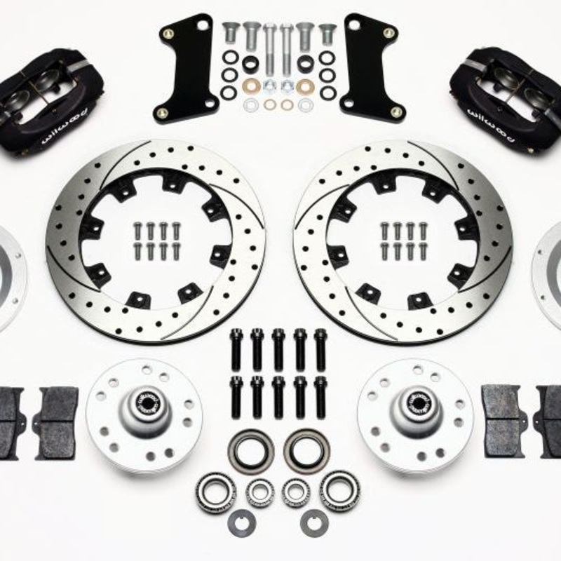 Wilwood Forged Dynalite Front Kit 12.19in Drilled 67-69 Camaro 64-72 Nova Chevelle