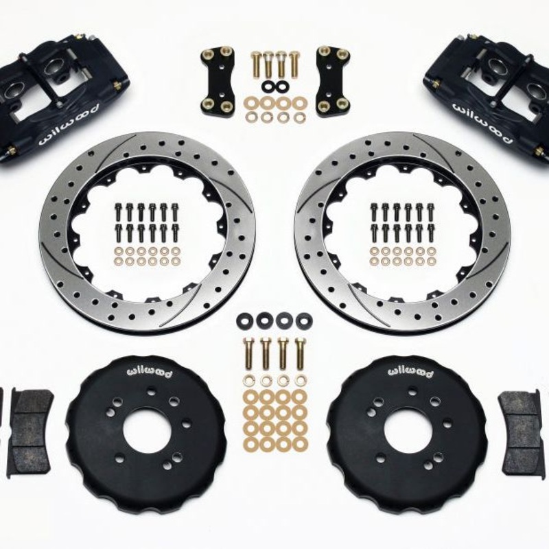 Wilwood FSLI4 Front Hat Kit 13.00in Drilled Nissan 240SX