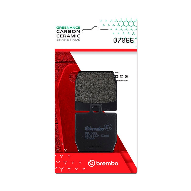 Brembo OE Mbk Nitro/Quadro Quadro/Yamaha Aerox/Yamaha Slider Carbon Ceramic Brake Pad - Rear