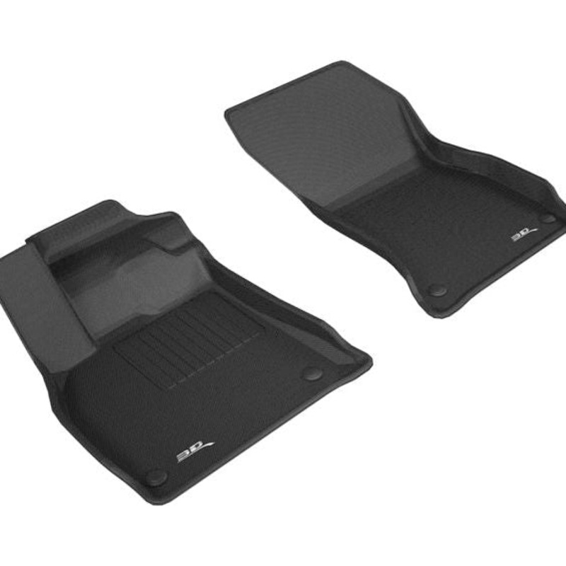 3D MAXpider 2018-2020 Audi Q5 Kagu 1st Row Floormat - Black