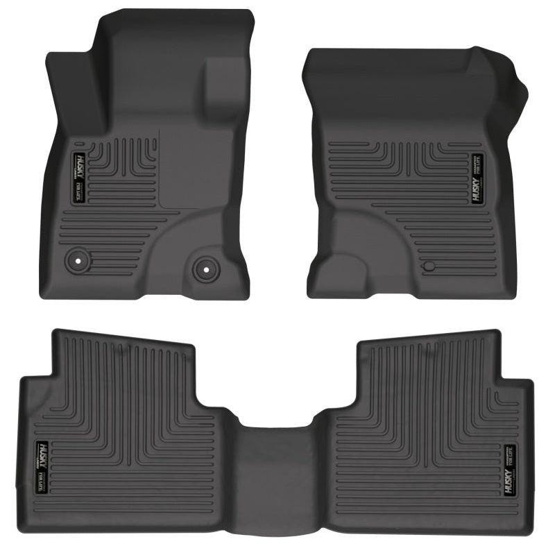 Husky Liners 2022 Ford Escape Hybrid Black Front & 2nd Seat Floor Liners