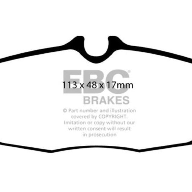 EBC 05-10 Ford Mustang 4.0 Bluestuff Rear Brake Pads