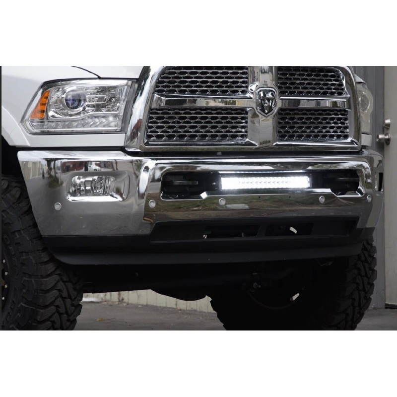 Cali Raised 10-18 Dodge Ram 2500/3500 22 Bumper Hidden Led Light Bar Brackets Kit For - W/ 5D Opti